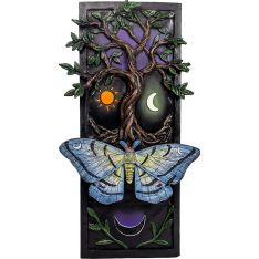Polyresin Bookshelf Decor - Tree of Life & Butterfly (Each)