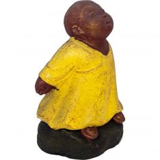 Volcanic Stone Statue Standing Monk (Each)