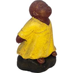 Volcanic Stone Statue Standing Monk (Each)