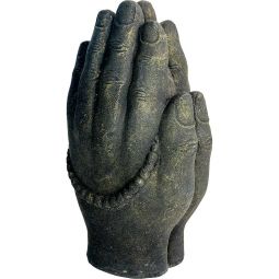 Volcanic Stone Incense Holder Mala Praying Hands (Each)