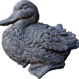 Volcanic Stone Statue - Duck (Each)