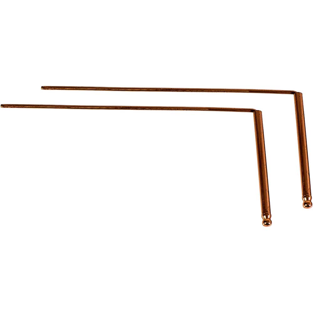 Copper Dowsing Rods w/ HANDLEs (Pack of 2)