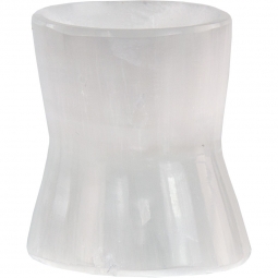 Selenite Sphere Stand - Hourglass (Each)