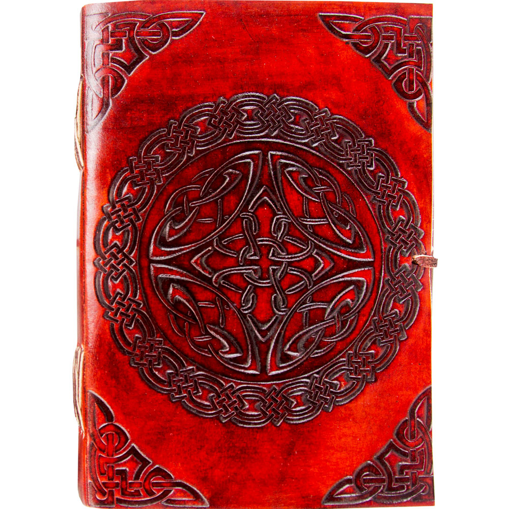 LEATHER Journal with Strap - Celtic (Each)