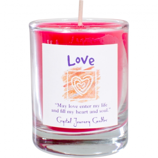 Soy Herbal Filled Votive Love (each)