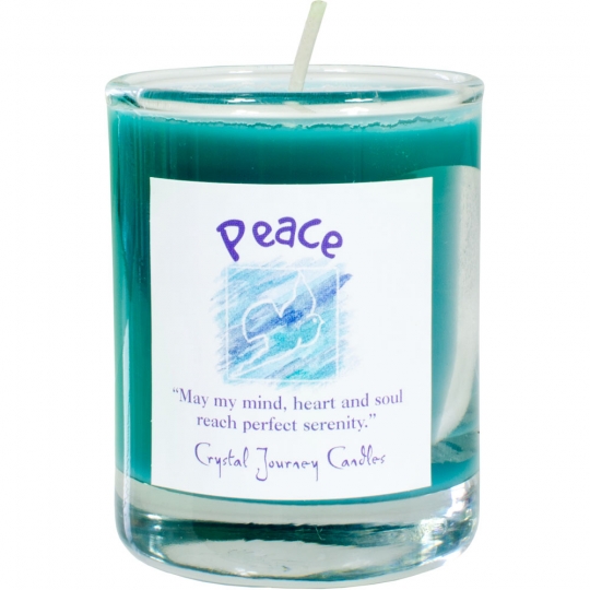 Soy Herbal Filled Votive Peace (each)