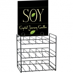 Empty Metal Wire Display - Filled Votive (Each)