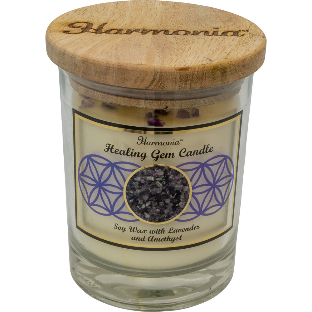 Harmonia Soy Gem Candle - Healing AMETHYST (Each)