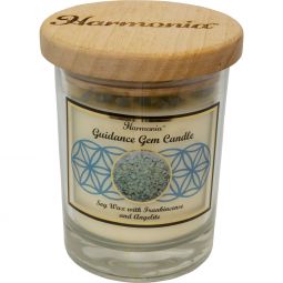 Harmonia Soy Gem Candle - Guidance Angelite (Each)