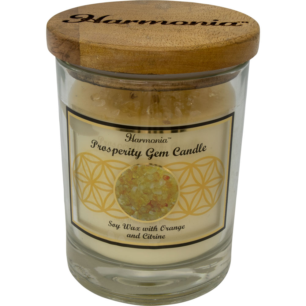 Harmonia Soy Gem CANDLE - Prosperity Citrine (Each)