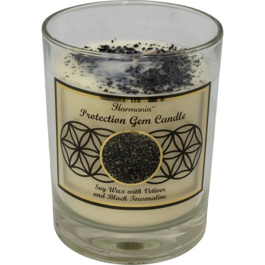 Harmonia Soy Gem Candle - Protection Black Tourmaline (Each)