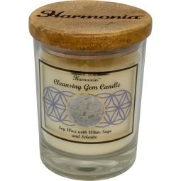 Harmonia Soy Gem Candle - Cleansing Selenite (Each)