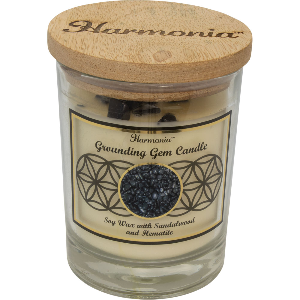 Harmonia Soy Gem CANDLE - Grounding Hematite (Each)