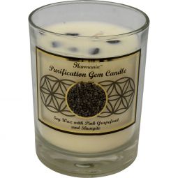 Harmonia Soy Gem Candle - Purification Shungite (Each)
