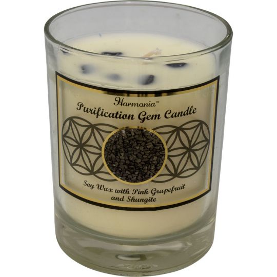 Harmonia Soy Gem Candle - Purification Shungite (Each)
