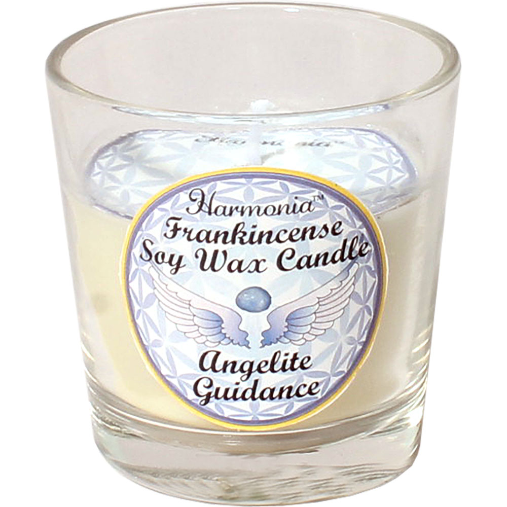 Harmonia Soy Gem VOTIVE CANDLE - Guidance Angelite (Pack of 6)