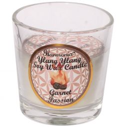 Harmonia Soy Gem Votive Candle - Passion Garnet (Pack of 6)