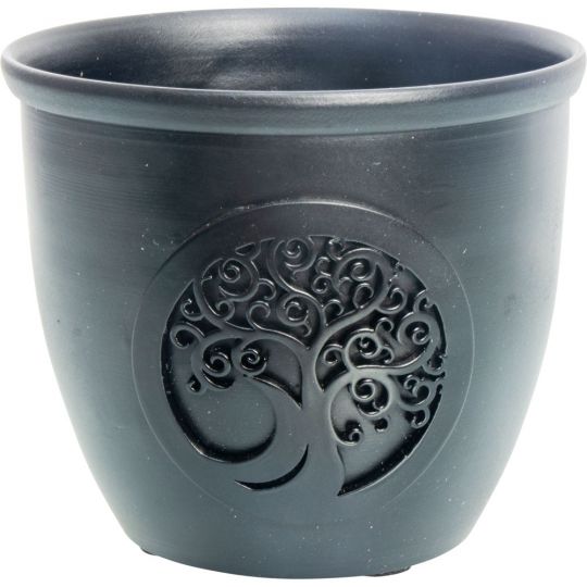 Metal Smudge Pot - Tree of Life Small (Each)