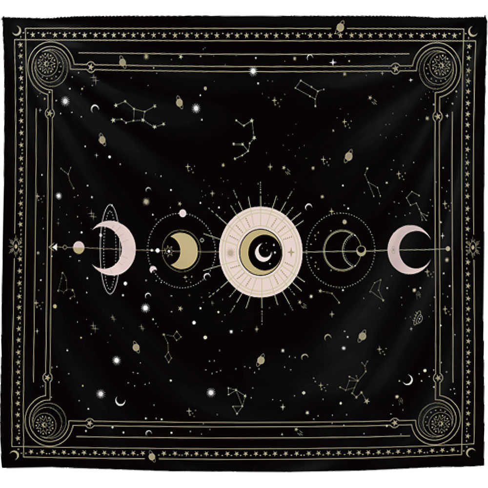 (Unavailable)Polyester TAPESTRY  - Moon Phases (Each)