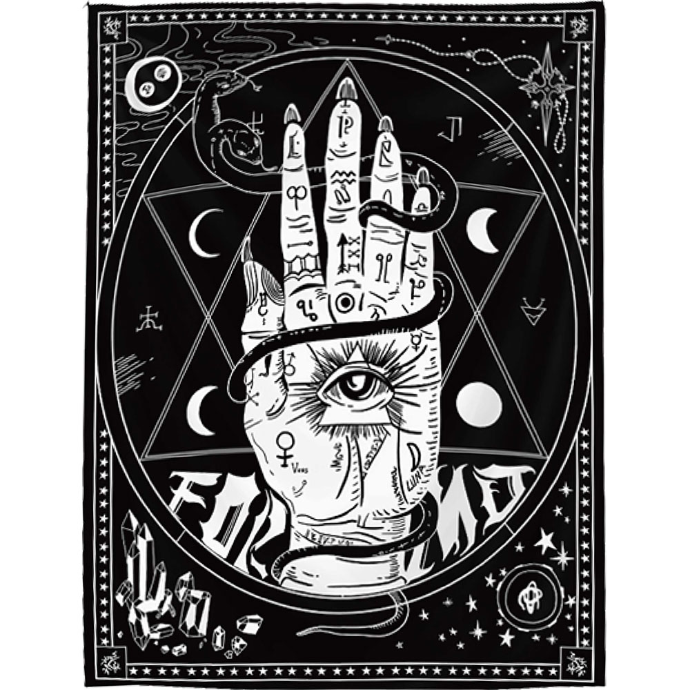 (Unavailable)Polyester TAPESTRY - Palmistry (Each)