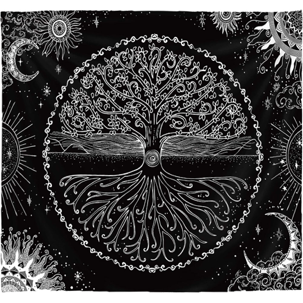 (Unavailable)Polyester TAPESTRY - Tree of Life (Each)