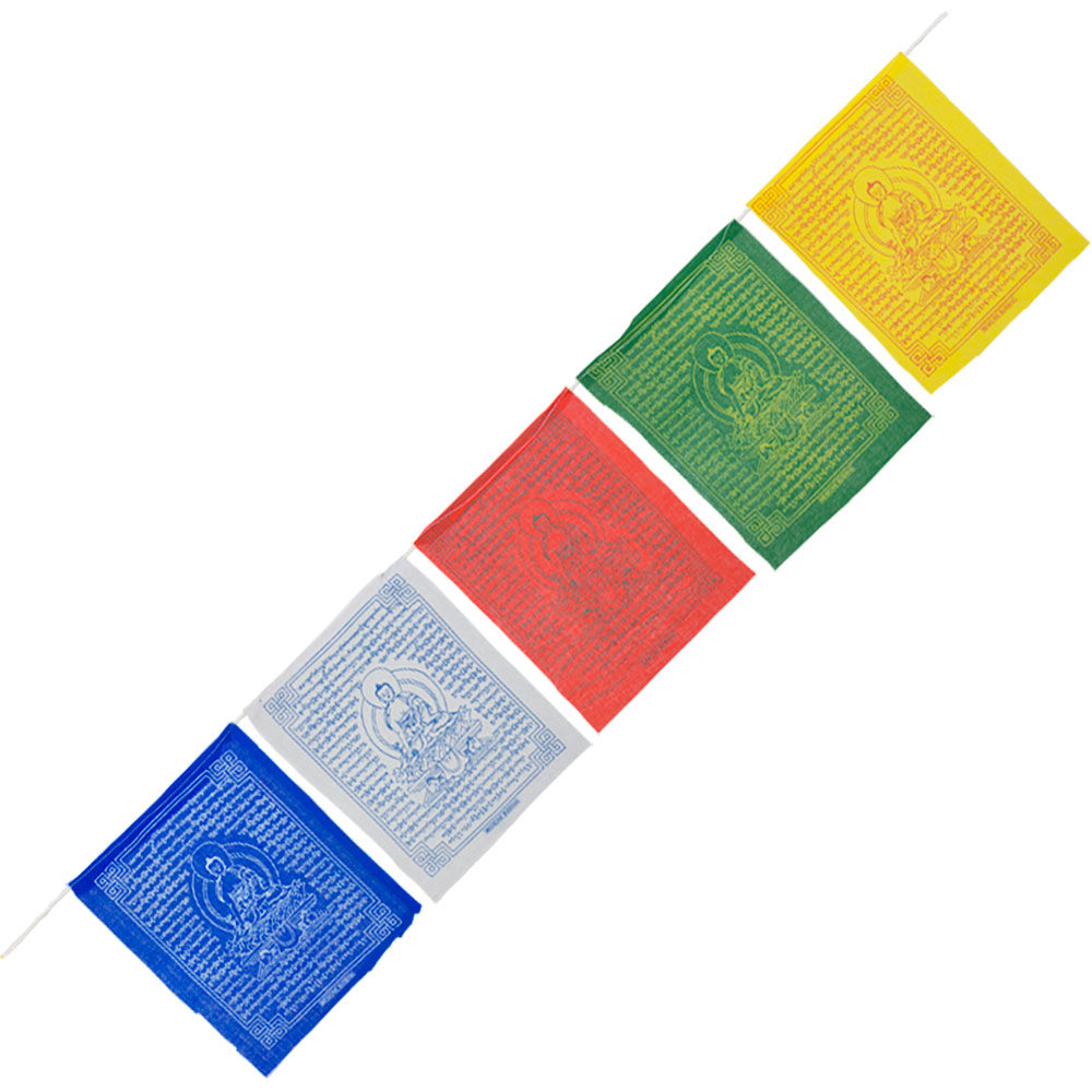 Tibetan Prayer FLAG 10 Flaps - Medecine Buddha (pk of 5)