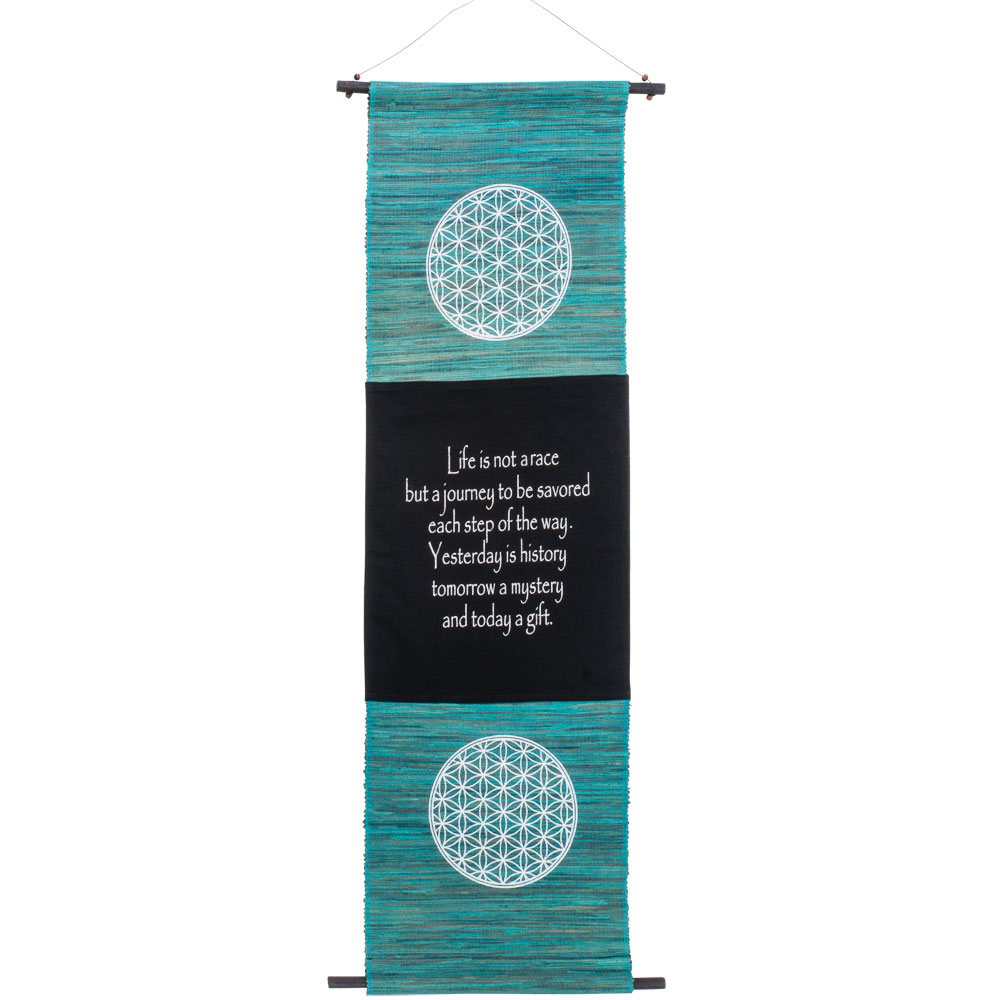 Seagrass Inspirational Banner - FLOWER of Life (Each)
