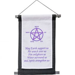 Small Cotton Banner - 5 Elements Prayer (Each)