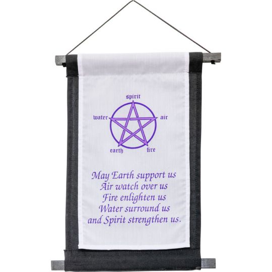 Small Cotton Banner - 5 Elements Prayer (Each)