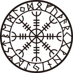 Wall Decal - Helm of Awe w/ Runes (Each)