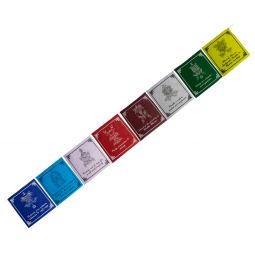 Tibetan Prayer Flags - 8 Auspicious Symbols (Each)