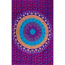 Rayon Sarong - Flower Mandala - Purple (Each)