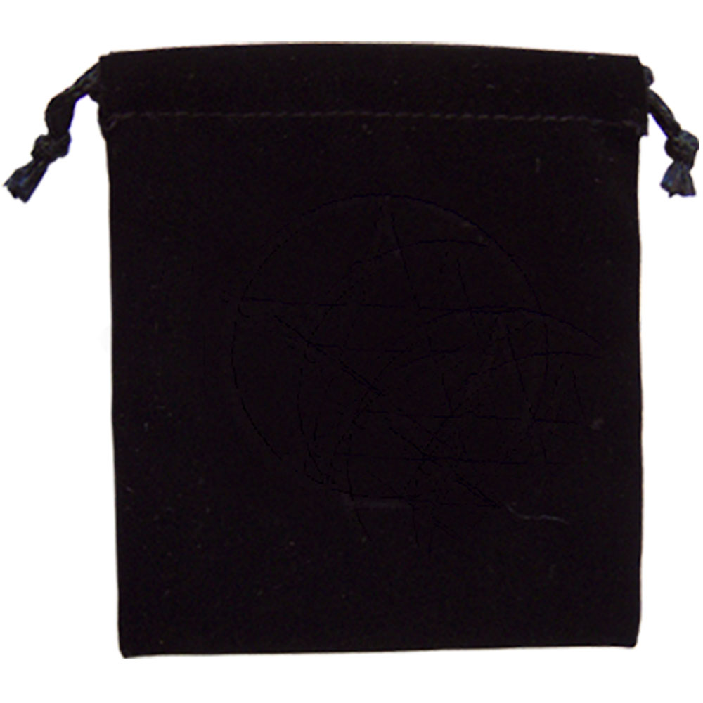 Unlined Velvet BAG 2''x2'' Plain Black (pack of 12)