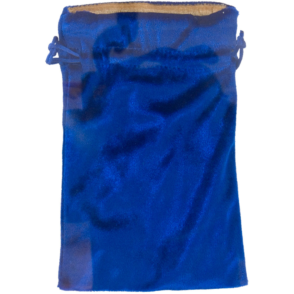 Blue Velvet Bag w/ GOLD Lining (Each)