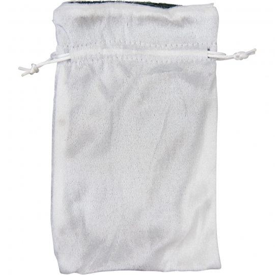 White Velvet Bag w/ Silver Lining (Each)