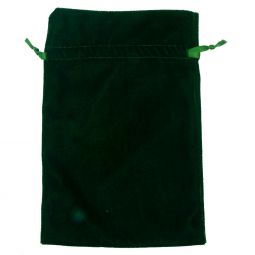 Unlined Velvet Bag 6x9 - Moss (Each)