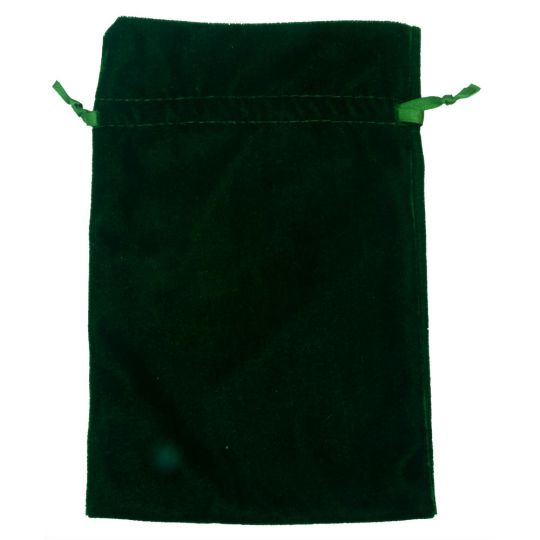 Unlined Velvet Bag 6x9 - Moss (Each)