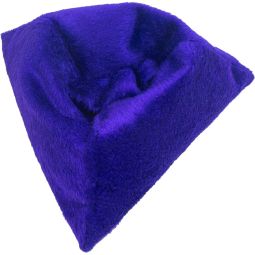 Velvet Crystal Display Pillow Triangle - Purple (Each)