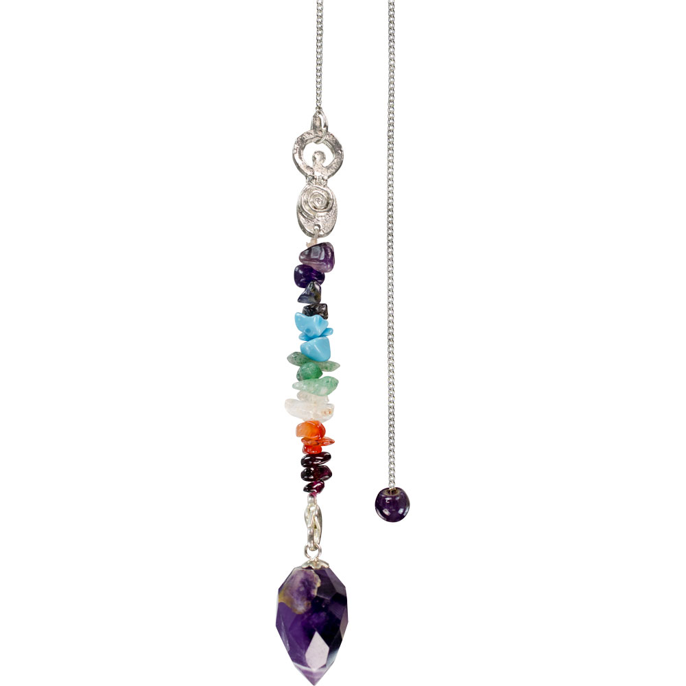 Pendulum-Chakra Goddess AMETHYST (Each)