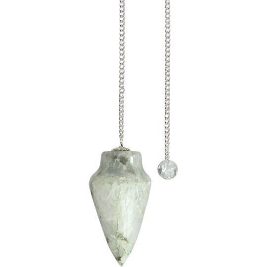 Pendulum  Curved Rainbow Moonstone (each)