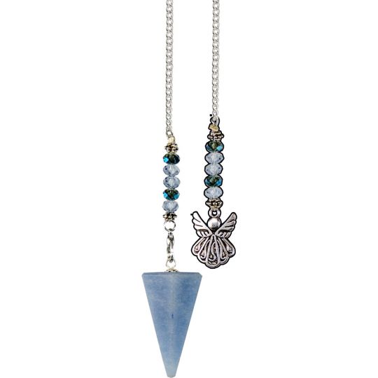 Hexagonal Pendulum Angelite - Angel (each)