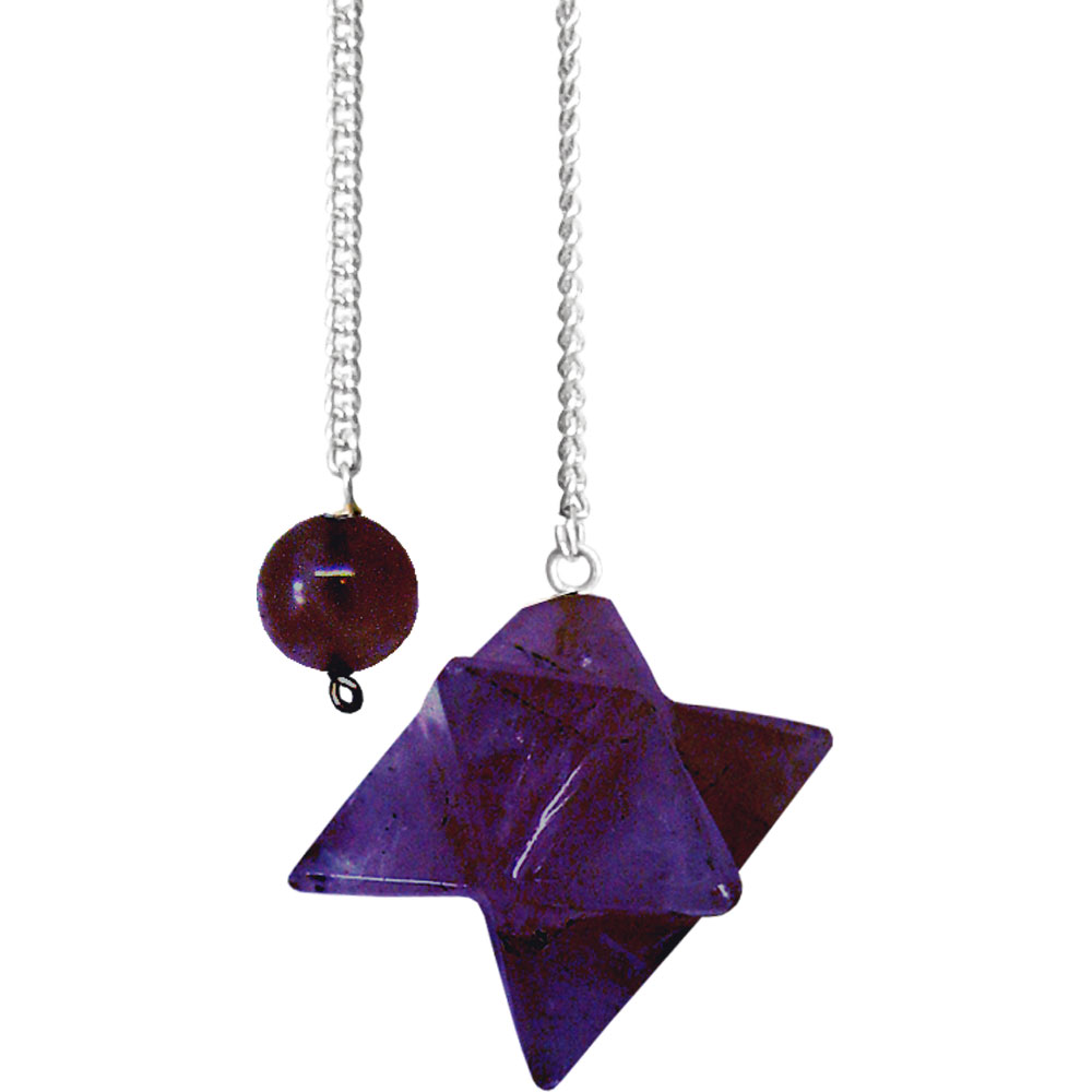 Pendulum  Merkaba AMETHYST (each)