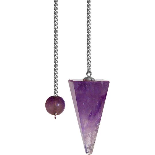 Pendulum  Hexagonal Amethyst (each)