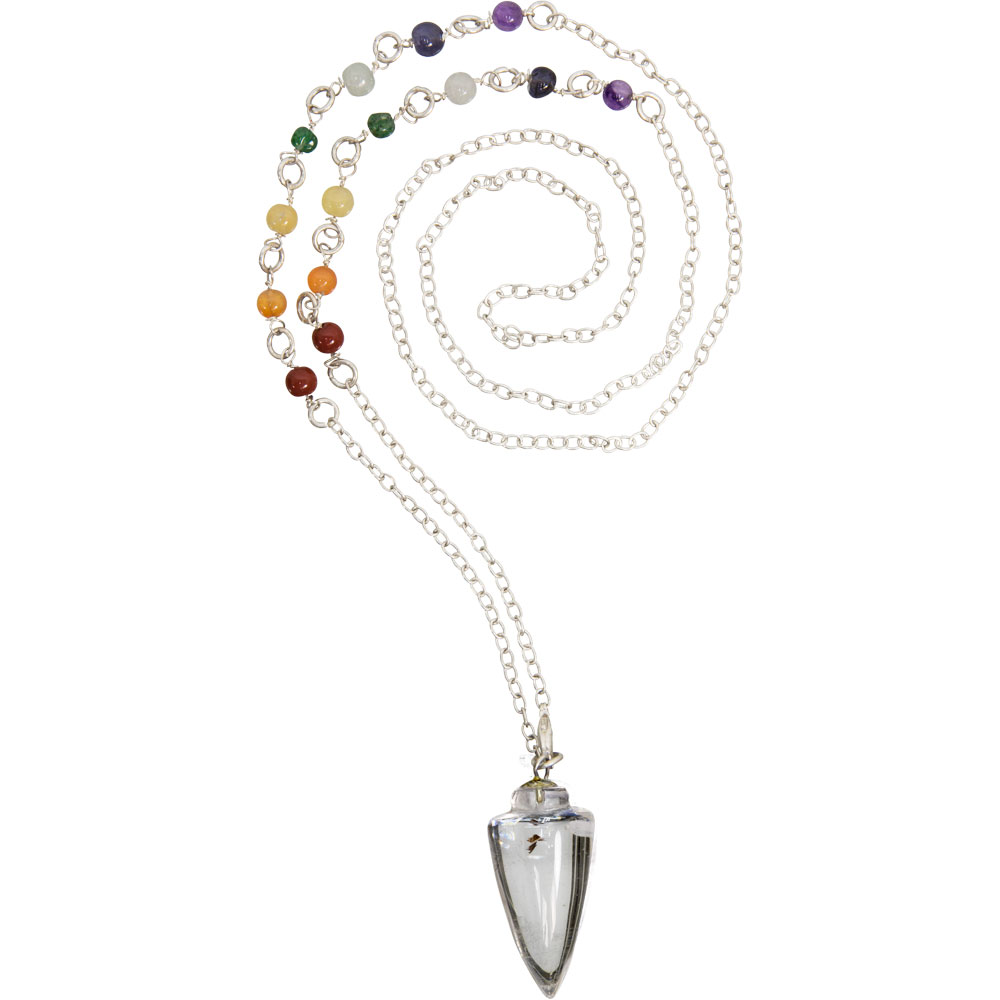 Pendulum NECKLACE Clear Quartz (Each)