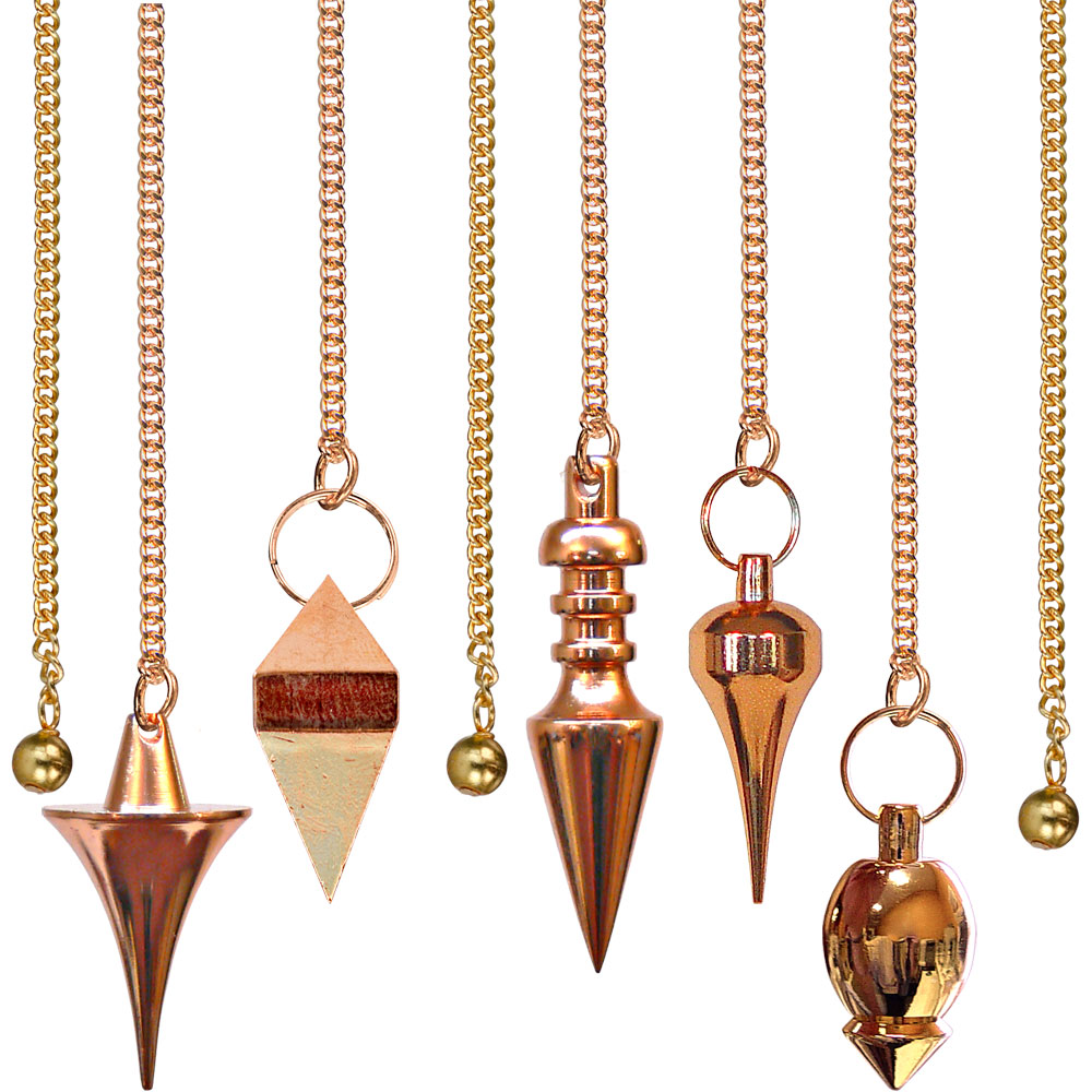 Metal Pendulum Pro ASSORTED shapes Copper (each)