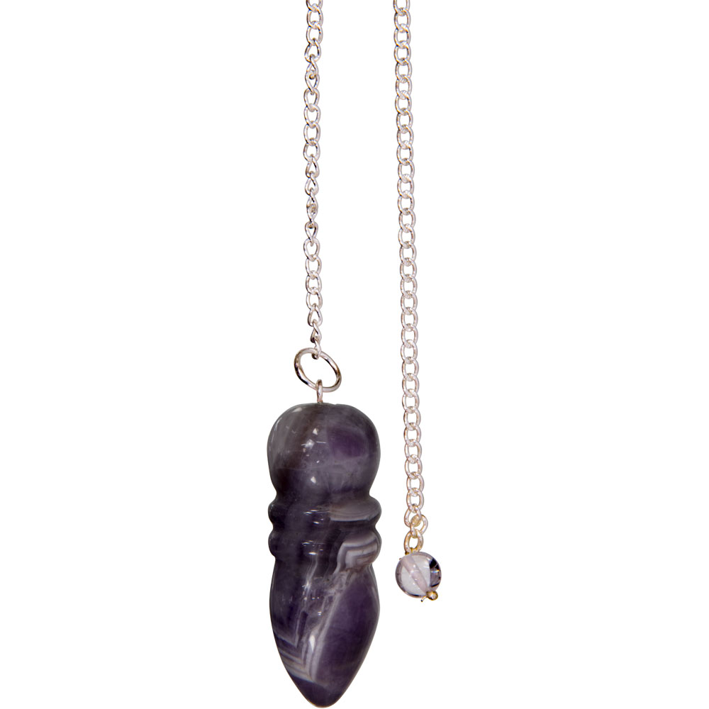 Gemstone Polished Pendulum - AMETHYST (Each)