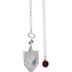 Apophyllite Tip Natural Point Pendulum (Each)
