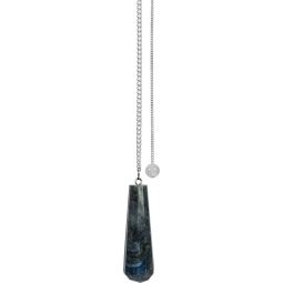 Gemstone Pendulum Faceted Tear Drop - Labradorite (Each)