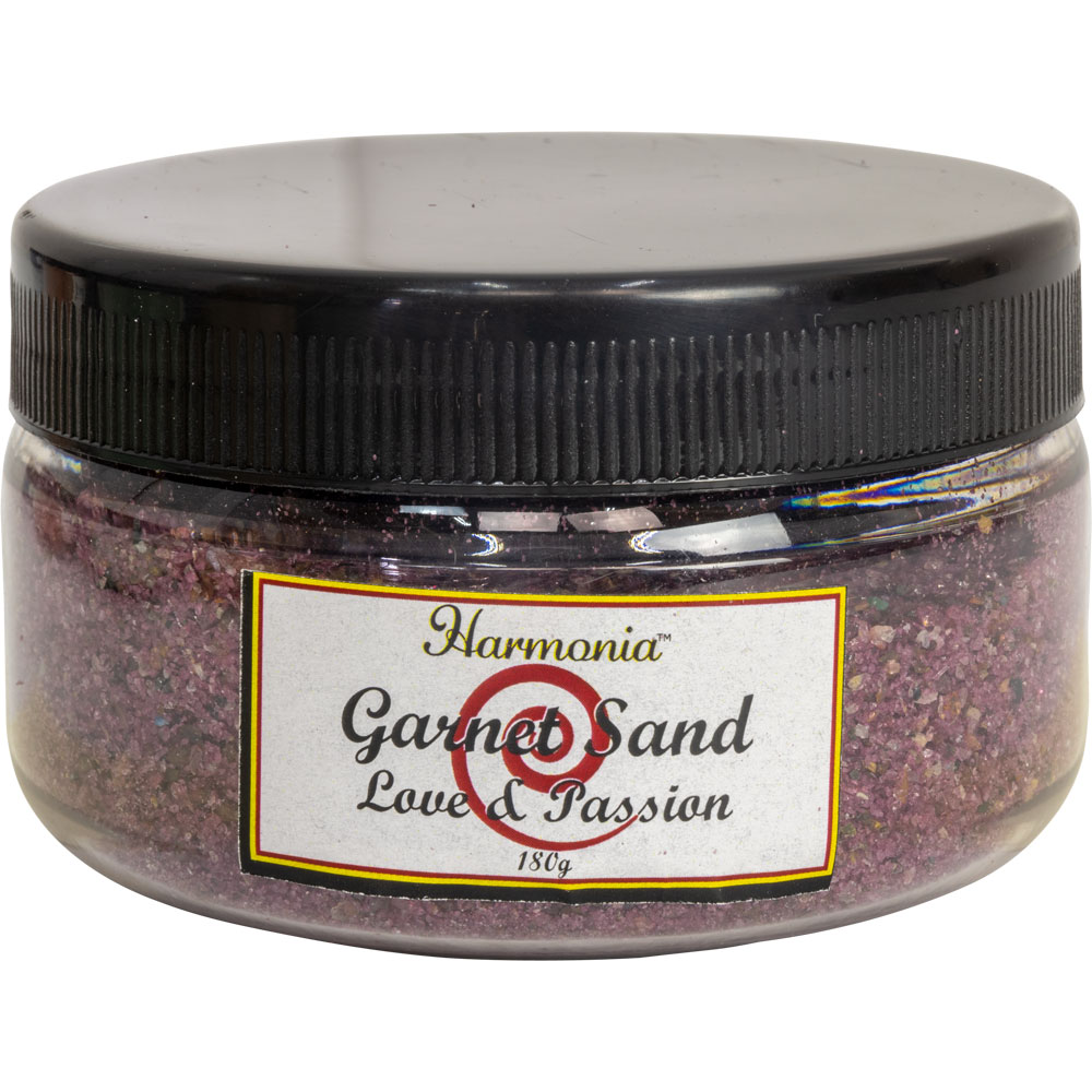 Gemstone Sand Jar 180 gr - GARNET (Each)