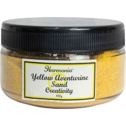 Gemstone Sand Jar 180 gr - Yellow Aventurine (Each)